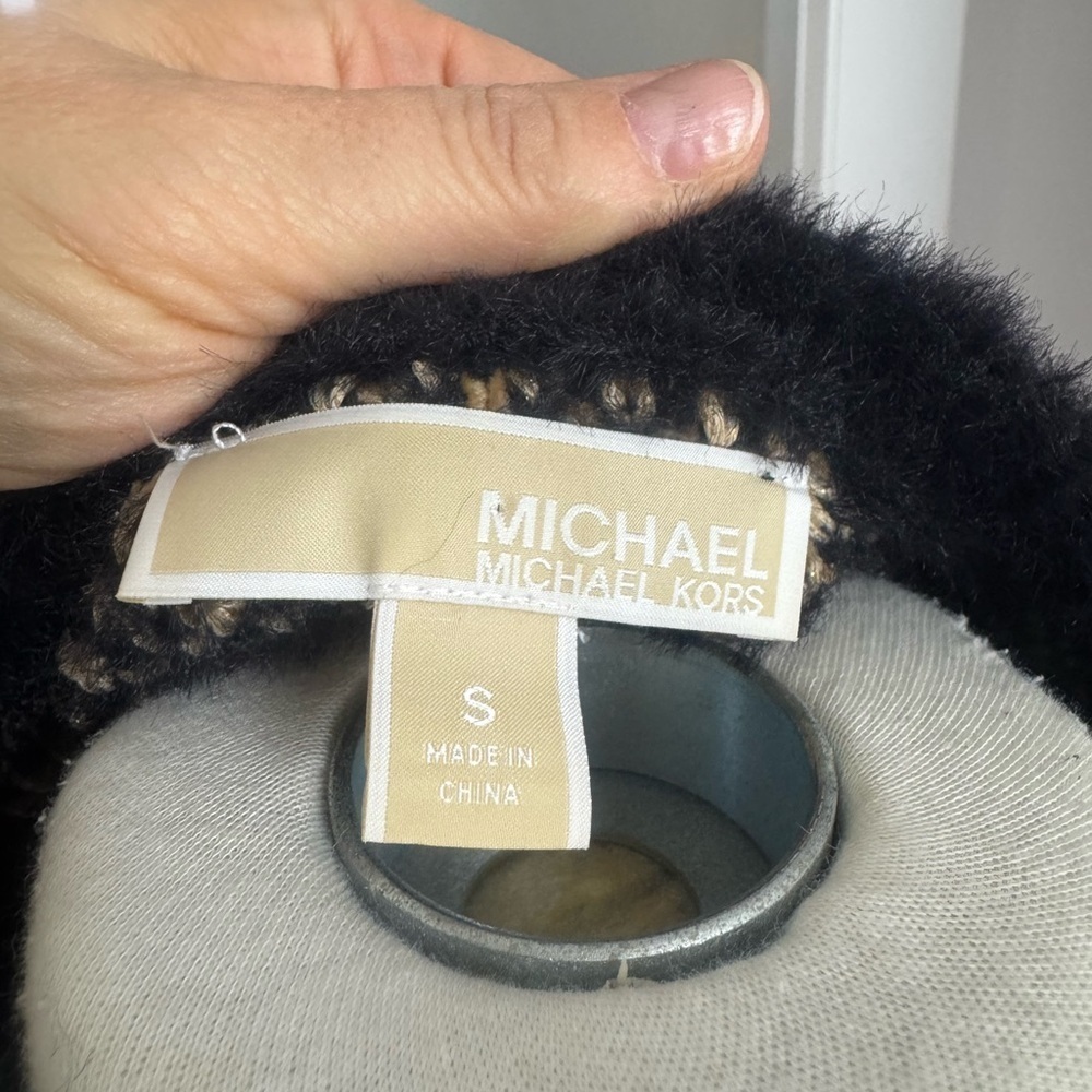 MICHAEL Michael Kors Fuzzy Leopard Knit Sweater – Size S - Picture 6 of 7